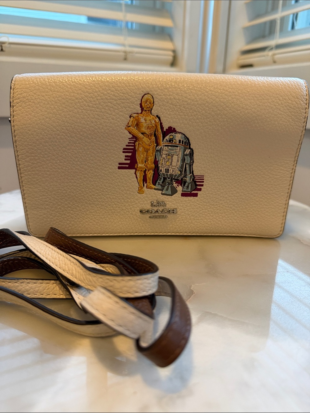 NWOT Coach x Star Wars Bag featuring droids C-3PO and R2-D2 [limited edition]